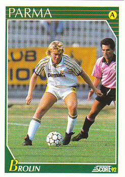 Tomas Brolin Parma Score 92 Seria A #206